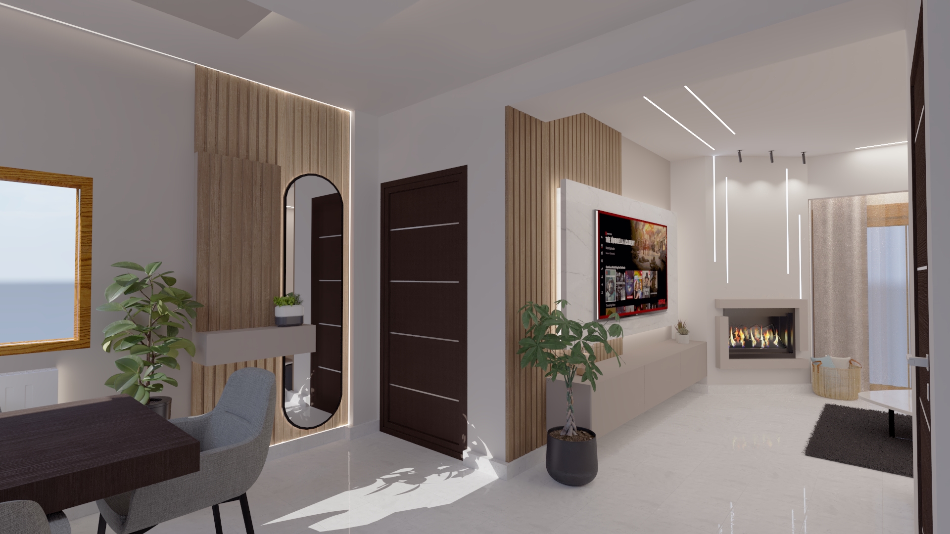 House Living, Korinos — εσωτερικός σχεδιασμός κατοικίας